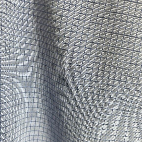 MINISTRY OF SUPPLY Mens Blue Check Button Long Sleeve Shirt Size S Performance - Picture 3 of 11